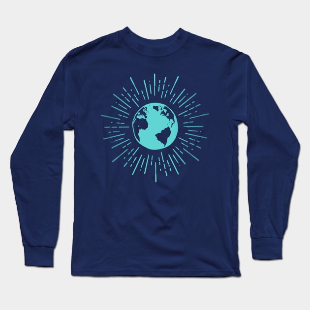 The Force of Earth Long Sleeve T-Shirt by PallKris